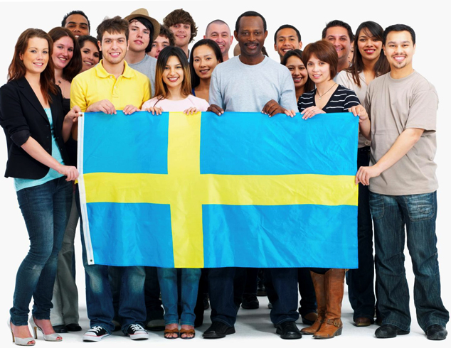 Люди в Швеции