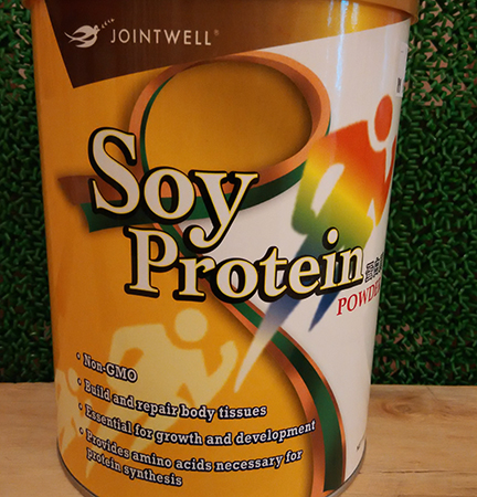 Банка соевого протеина