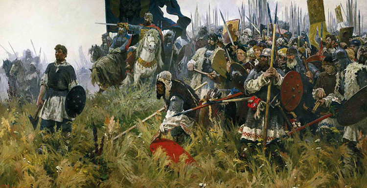 Войска перед Куликовской битвой