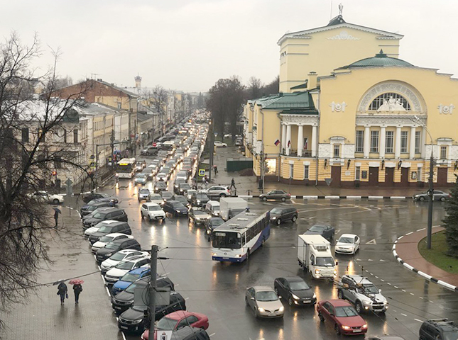 Пробки в Ярославле