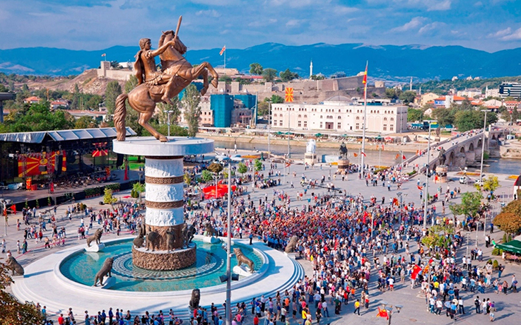 Столица Македонии Скопье
