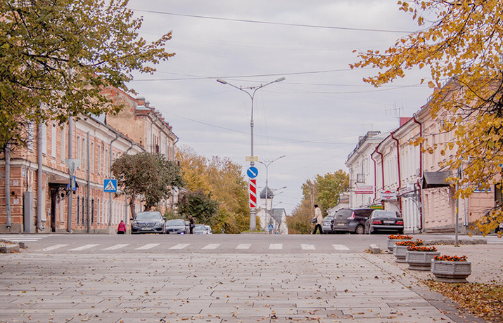 Центральная улица Великого Новгорода