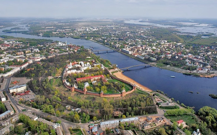 Вид на Великий Новгород