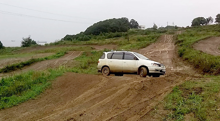 Toyota Ipsum в сельской местности